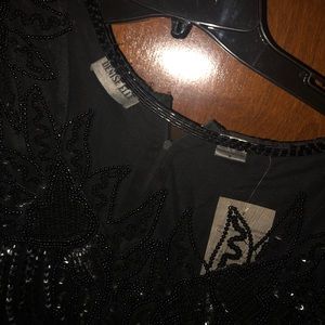 Black sequin dress